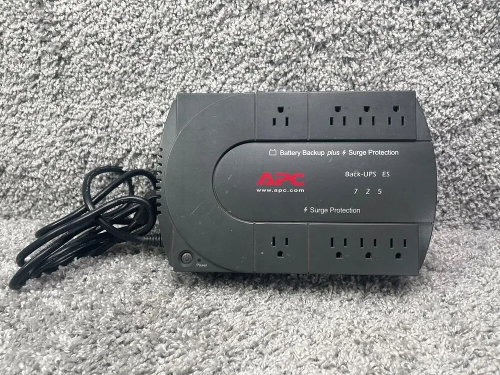 APC ES 750 Back UPS Battery Back Up Surge Protection DL725VT